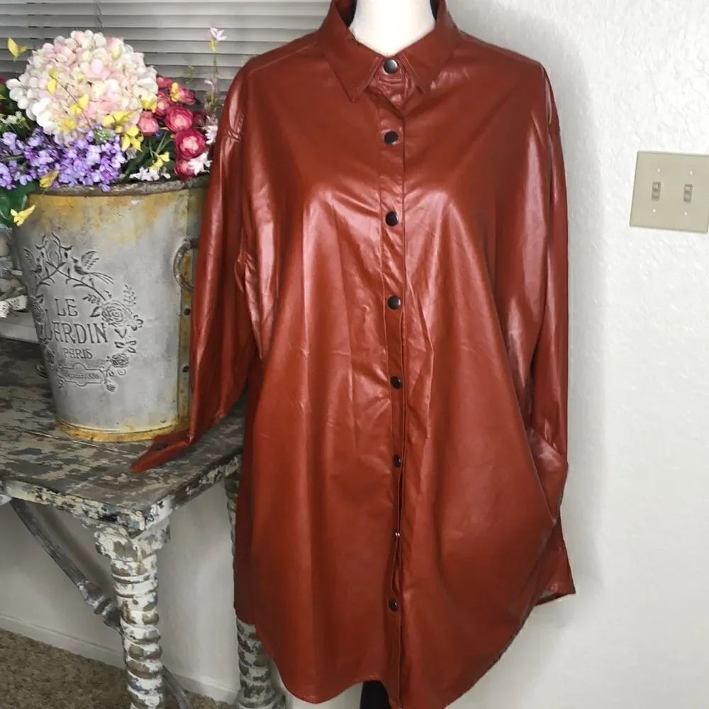 NEW Easel Rust Jacket NWOT